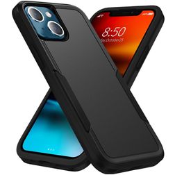 Mobigear Heavy Armor iPhone 14 Hülle Hardcase Backcover Stoßfest - Schwarz