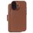 Decoded Detachable Wallet iPhone 16 MagSafe Hülle Echtes Leder Abnehmbare 2in1 Klapphülle Geldbörse - Tan