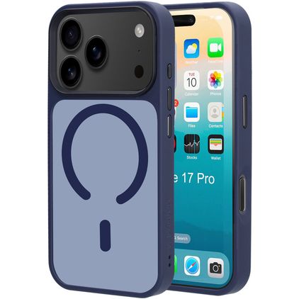 Mobiparts Hardcover iPhone 17 Pro MagSafe Hülle Hardcase Backcover - Satin Blue