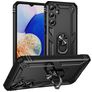 Mobigear Armor ring Samsung Galaxy A16 Hülle Hardcase Backcover Stoßfest mit Ringhalter - Schwarz