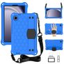 Mobigear HexStrap Samsung Galaxy Tab A11 EVA-Schaumstoff Backcover + Schultergurt - Blau
