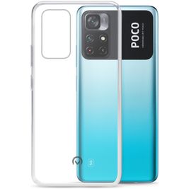Mobilize Gelly Durchsichtig POCO M4 Pro 5G Hülle Flexibles TPU Backcover - Transparent