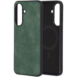 Mobiparts Classic Samsung Galaxy A37 MagSafe Hülle TPU,Kunstleder Backcover - Emerald Green