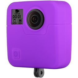 Mobigear Classic GoPro Fusion Hülle Flexibles Silikon - Lila