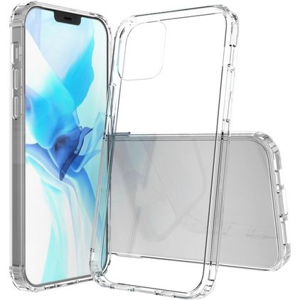 Mobigear Crystal Durchsichtig iPhone 12 Hülle Hardcase Backcover - Transparent