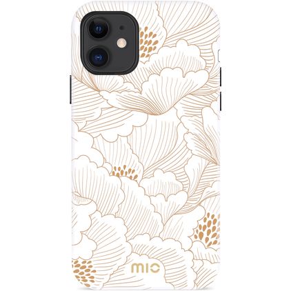 MIO iPhone XR MagSafe Hülle Hardcase Backcover - White Roses