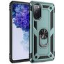 Mobigear Armor Ring Samsung Galaxy S20 FE Hülle Hardcase Backcover Stoßfest mit Ringhalter - Grün