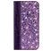 Mobigear Croco Glitter Motorola One Power Hülle Klapphülle Geldbörse - Lila