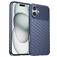 Mobigear Groove iPhone 16 Plus Hülle Flexibles TPU Backcover - Blau