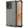 Mobigear Honeycomb Realme C31 Hülle Hardcase Backcover Stoßfest - Schwarz