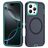 Mobigear Rugged Mag iPhone 16 Pro Max MagSafe Hülle Hardcase Backcover Stoßfest - Dunkelblau