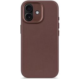 Decoded iPhone 17 Hülle Echtes Leder Backcover Stoßfest - Chocolate Brown