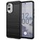Mobigear Brushed Slim Nokia X30 Hülle Flexibles TPU Backcover - Schwarz