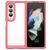 Mobigear Crystal Samsung Galaxy Z Fold 4 Hülle Hardcase Backcover - Transparent / Rot