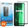 Mobigear Premium Realme X50 Panzerglas Gehärtetes Glas Displayschutz - Hüllenfreundlich - Schwarz (3er Pack)