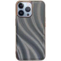 Mobigear Wavy iPhone 14 Pro Max Hülle Hardcase Backcover - Silber