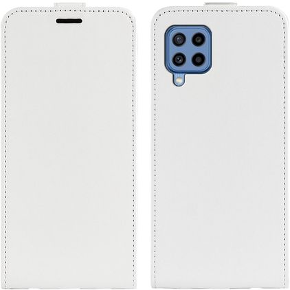 Mobigear Samsung Galaxy M22 Hülle Flipcase - Weiß
