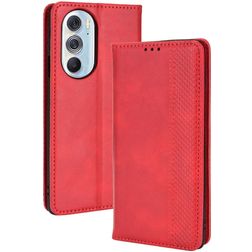 Mobigear Sensation Motorola Edge 30 Pro Hülle Klapphülle Geldbörse - Rot