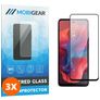 Mobigear Premium Motorola Moto G04 Panzerglas Gehärtetes Glas Displayschutz - Hüllenfreundlich - Schwarz (3er Pack)