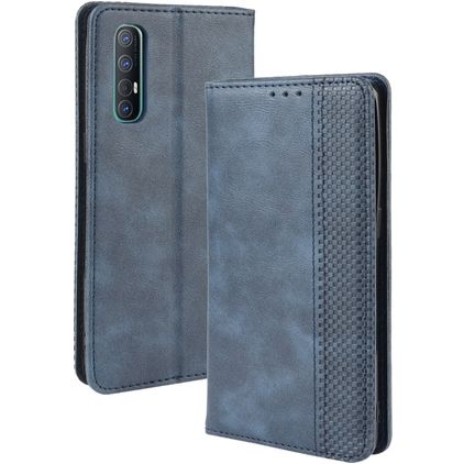 Mobigear Sensation OPPO Reno 3 Pro Hülle Klapphülle Geldbörse - Blau