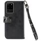 Mobilize Gelly Zipper Samsung Galaxy S20 Ultra Hülle Abnehmbare 2in1 Clutch - Schwarz