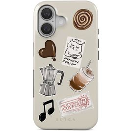 Burga Tough iPhone 16 MagSafe Hülle Hardcase Backcover Stoßfest - Oat Milk Please