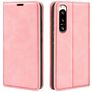 Mobigear Retro Slim Sony Xperia 5 IV Hülle Klapphülle Geldbörse - Pink