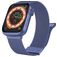 Mobigear Luxury Loop Milanaise Apple Watch Armband Magnetverschluss - 49/46/45/44 mm - Blau