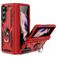 Mobigear Armor Ring Samsung Galaxy Z Fold 5 Hülle Hardcase Backcover Stoßfest mit Ringhalter - Rot