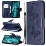 Mobigear Butterfly Xiaomi Redmi Note 8 Pro Hülle Klapphülle Geldbörse - Blau