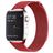 Mobigear Loop Milanaise Apple Watch Armband Magnetverschluss - 49/46/45/44 mm - Rot