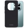 Mobilize Rubber Gelly Xiaomi Redmi Note 15 Pro Plus 5G Hülle Flexibles TPU Backcover - Schwarz
