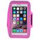 Mobigear Handyhalterung Joggen iPhone 8 Plus Sporthülle Neopren Sportarmband - Magenta