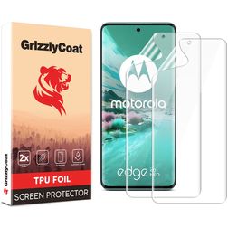 GrizzlyCoat Motorola Edge 40 Neo Hydrogel TPU Displayschutz - Hüllenfreundlich + Applikator (2er Pack)