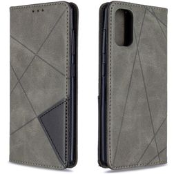 Mobigear Rhombus Slim Samsung Galaxy A41 Klapphülle - Schwarz