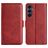 Mobigear Slim Magnet Samsung Galaxy A17 Hülle Klapphülle Geldbörse - Rot