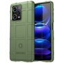 Mobigear Rugged Shield POCO X5 Pro Hülle Flexibles TPU Backcover Stoßfest - Grün
