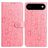 Mobigear Flowers iPhone Air Klapphülle Portemonnaie - Pink