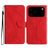 Mobigear Stitch iPhone 17 Pro Max Hülle Klapphülle Geldbörse - Rot