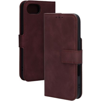Mobiparts Classic Wallet iPhone 16e MagSafe Hülle Klapphülle - Velvet Red
