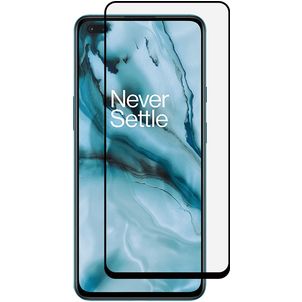 Mobigear Premium OnePlus Nord Panzerglas Gehärtetes Glas Displayschutz - Hüllenfreundlich - Schwarz