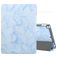 Mobigear Tri-Fold Marble iPad 9 (2021) Hülle Klapphülle + Stifthalter - Blau