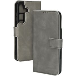 Mobiparts Classic Wallet Samsung Galaxy S25 MagSafe Hülle Klapphülle - Granite Grey