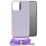 Mobilize Lanyard Gelly iPhone 13 Pro Flexibles TPU Handykette - Pastel Purple
