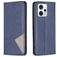 Mobigear Rhombus Slim Motorola Moto G23 Hülle Klapphülle - Blau