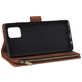 Mobigear Zipper Samsung Galaxy Note 10 Lite Hülle Klapphülle Geldbörse - Braun