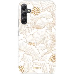 MIO Samsung Galaxy A34 MagSafe Hülle Hardcase Backcover - White Roses