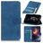 Mobigear Retro Samsung Galaxy S20 Hülle Klapphülle Geldbörse - Blau