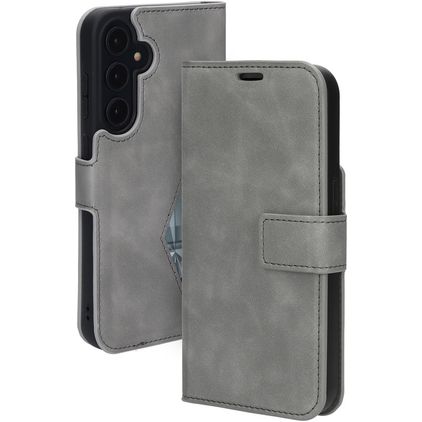 Mobiparts Classic Wallet Samsung Galaxy A35 Klapphülle Portemonnaie - Granite Grey