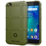 Mobigear Rugged Shield Xiaomi Redmi Go Hülle Flexibles TPU Backcover Stoßfest - Grün